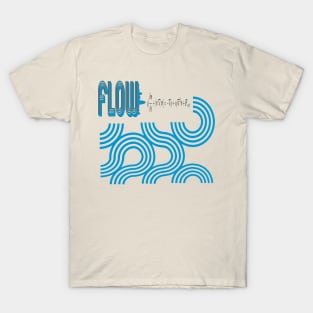 Blue Flow of Individualism T-Shirt